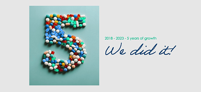 Oslavujeme 5 rokov rastu!
