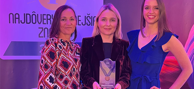 Zentivy získava ocenenie