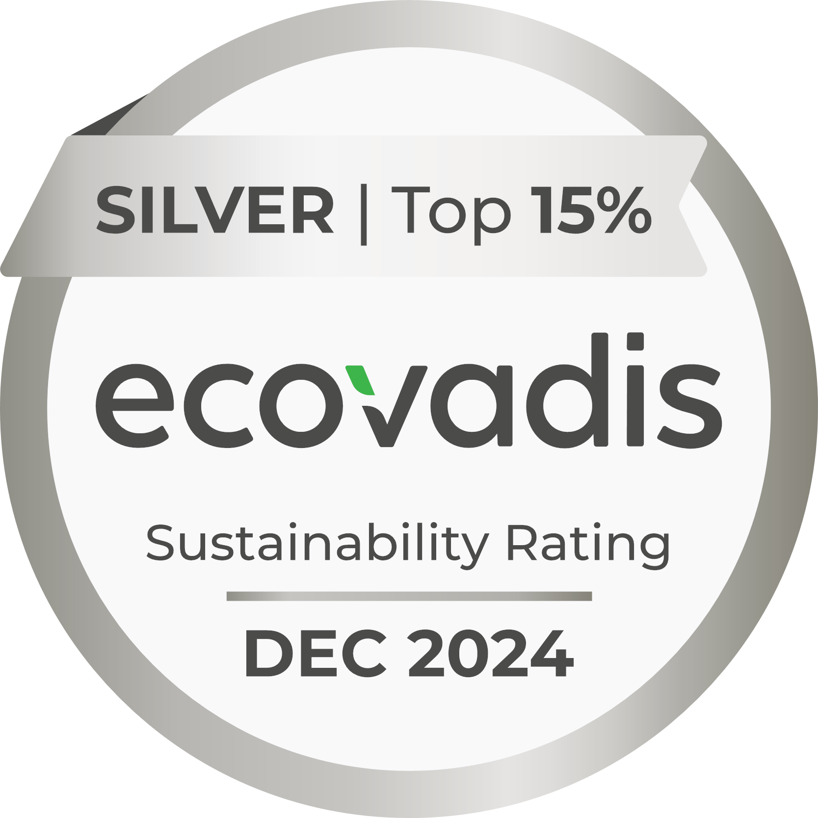 strieborná medaila eco vadis